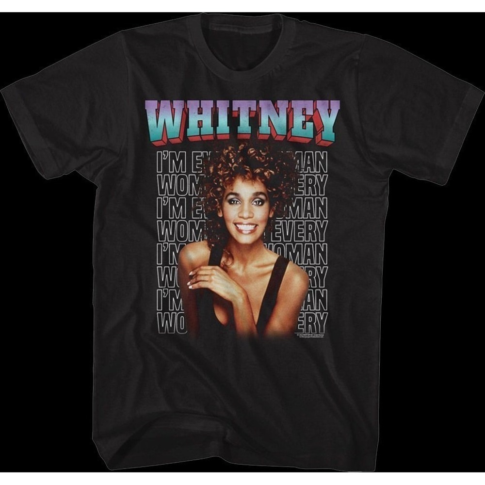 Whitney Houston Im Every Woman Retro Music Fan Unisex T-Shirt